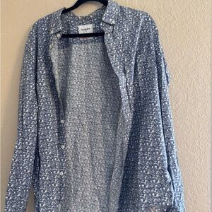 Goodfellow & Co Floral Blue Shirt